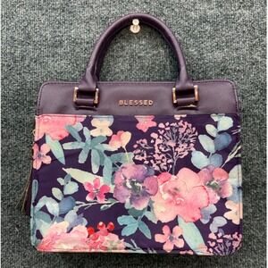 Floral Purple Tote Bag